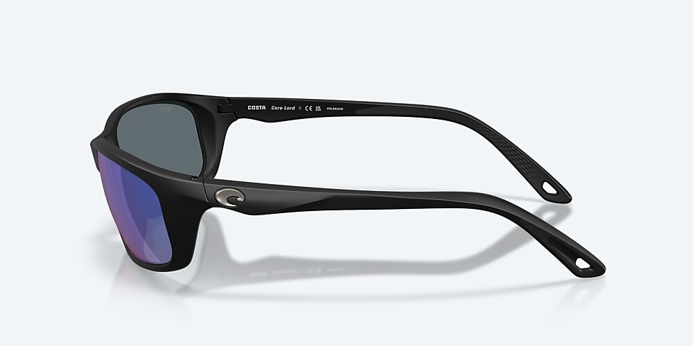 Costa Del Mar Brine II - Matte Black - Blue Mirror Polarized Polycarbonate (580P)