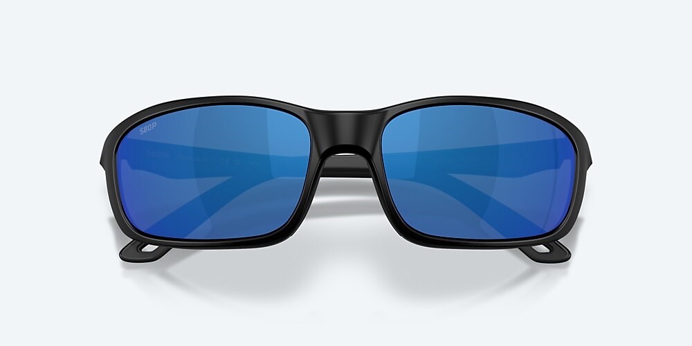 Costa Del Mar Brine II - Matte Black - Blue Mirror Polarized Polycarbonate (580P)