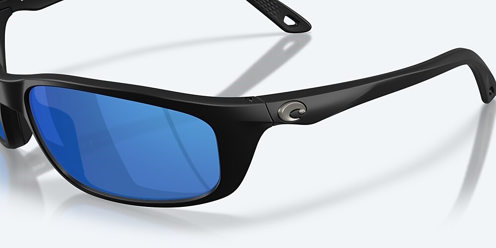 Costa Del Mar Brine II - Matte Black - Blue Mirror Polarized Polycarbonate (580P)