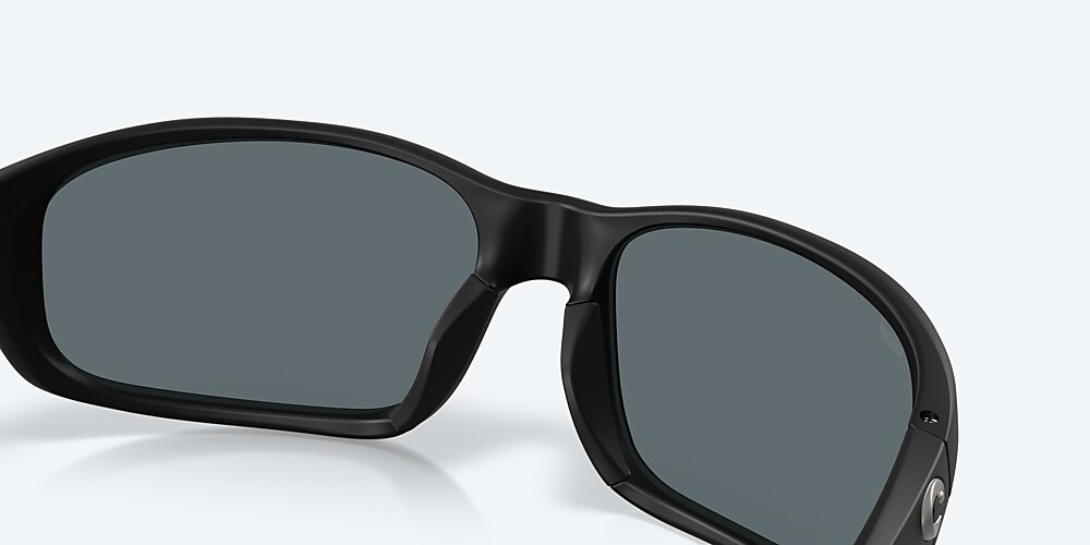 Costa Del Mar Brine II - Matte Black - Blue Mirror Polarized Polycarbonate (580P)