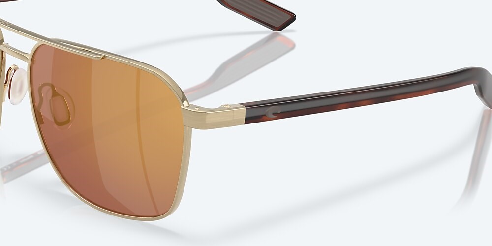 Costa Del Mar Wader - Gold - Gold Mirror Polarized Glass (580G)