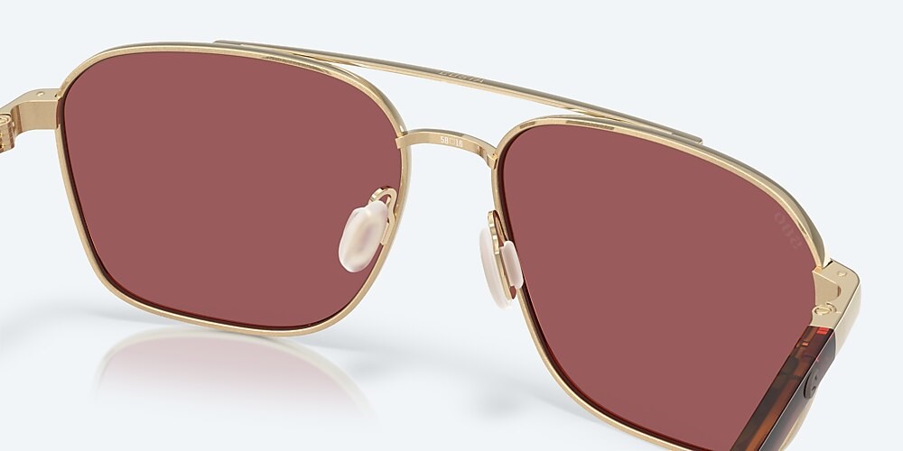 Costa Del Mar Wader - Gold - Gold Mirror Polarized Glass (580G)