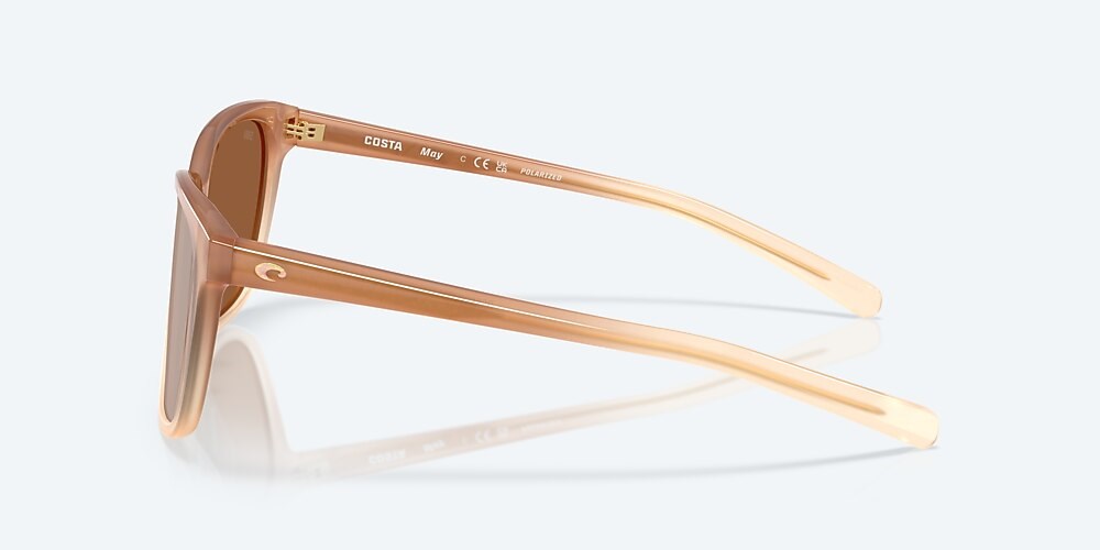 Costa Del Mar May - Sandbar - Copper Silver Mirror Polarized Glass (580G)
