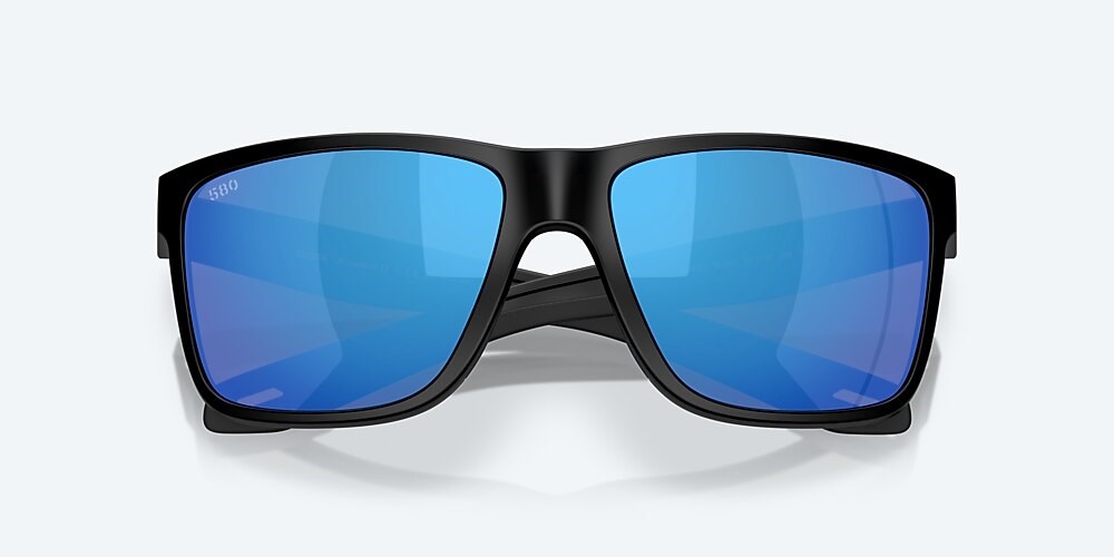 Costa Del Mar Broadbill II - Matte Black - Blue Mirror Polarized Glass (580G)