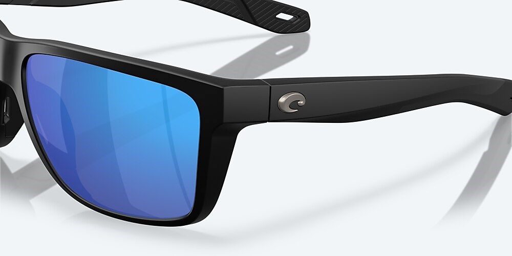 Costa Del Mar Broadbill II - Matte Black - Blue Mirror Polarized Glass (580G)