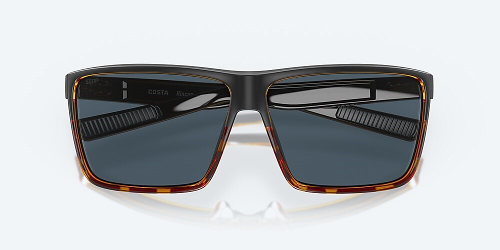 Costa Del Mar Rincon - Black/Shiny Tortoise - Gray Polarized Polycarbonate (580P)