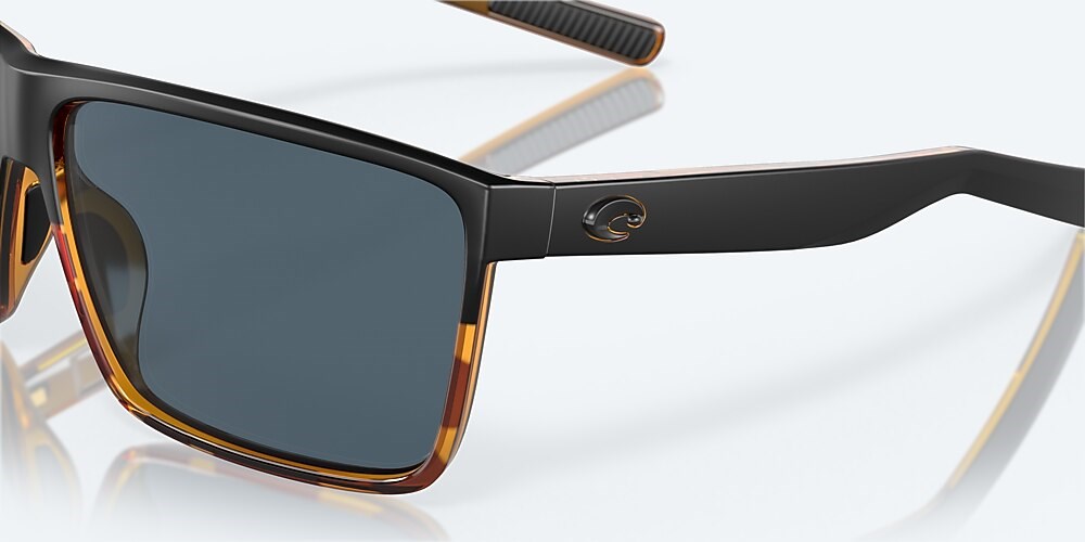 Costa Del Mar Rincon - Black/Shiny Tortoise - Gray Polarized Polycarbonate (580P)