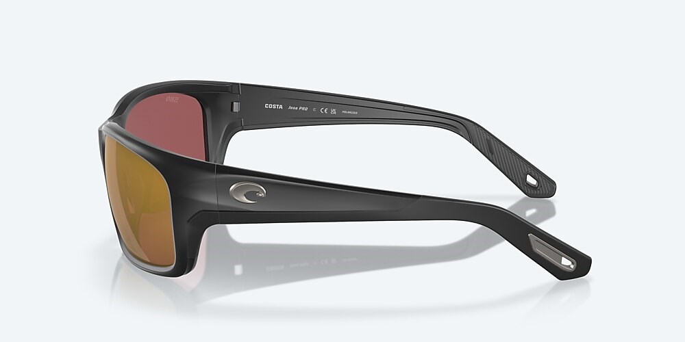 Costa Del Mar Jose PRO - Matte Black - Gold Mirror Polarized Glass (580G)