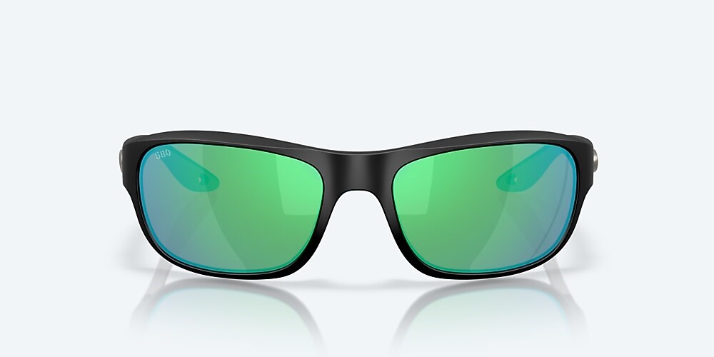 Costa Del Mar Clipperton - Matte Black - Green Mirror Polarized Glass (580G)