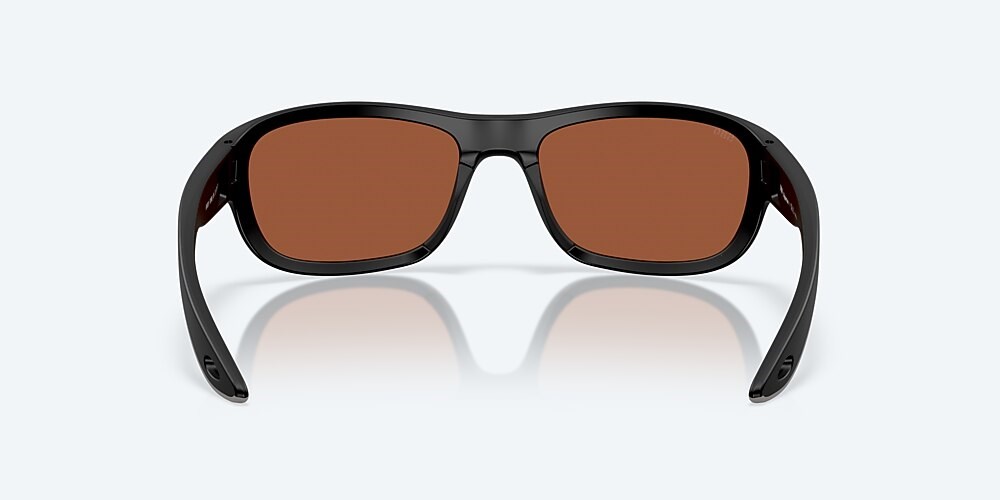 Costa Del Mar Clipperton - Matte Black - Green Mirror Polarized Glass (580G)
