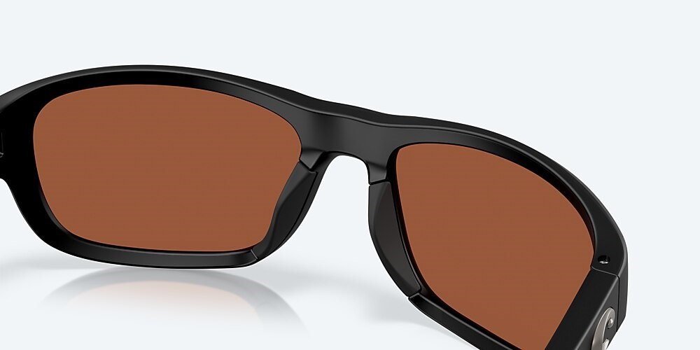 Costa Del Mar Clipperton - Matte Black - Green Mirror Polarized Glass (580G)