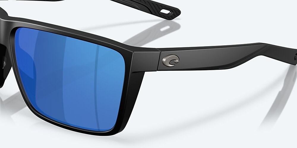 Costa Del Mar Rincon II - Matte Black - Blue Mirror Polarized Polycarbonate (580P)