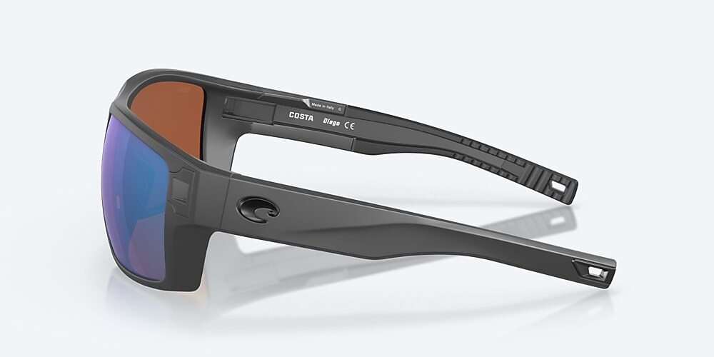 Costa Del Mar Diego - Matte Gray - Green Mirror Polarized Glass (580G)