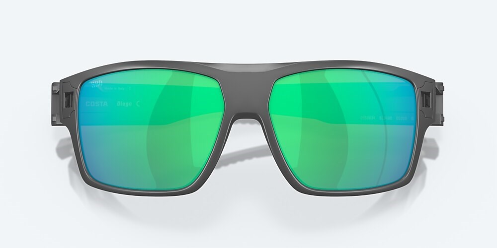 Costa Del Mar Diego - Matte Gray - Green Mirror Polarized Glass (580G)