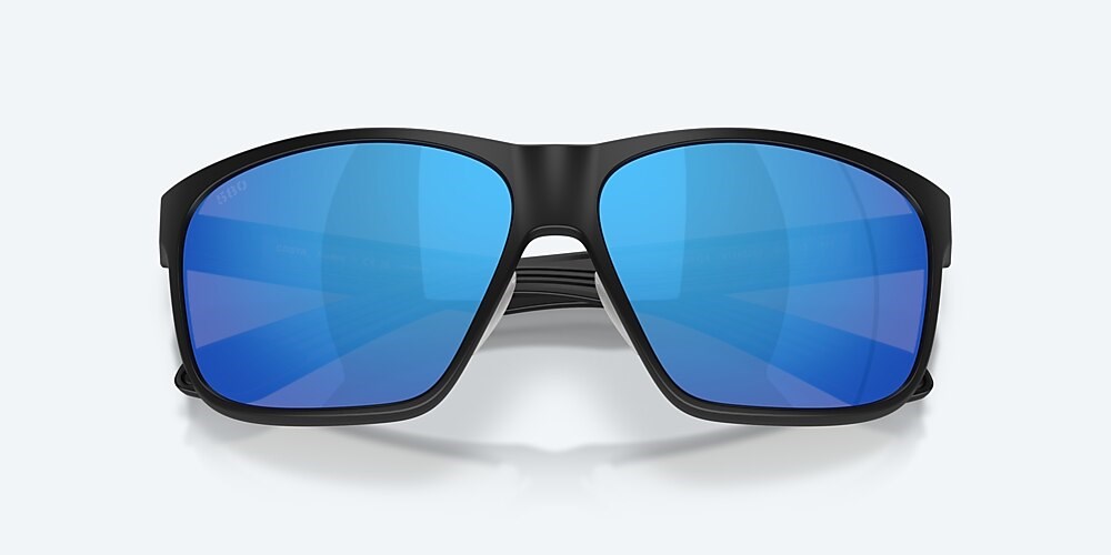 Costa Del Mar Trades - Matte Black - Blue Mirror Polarized Glass (580G)