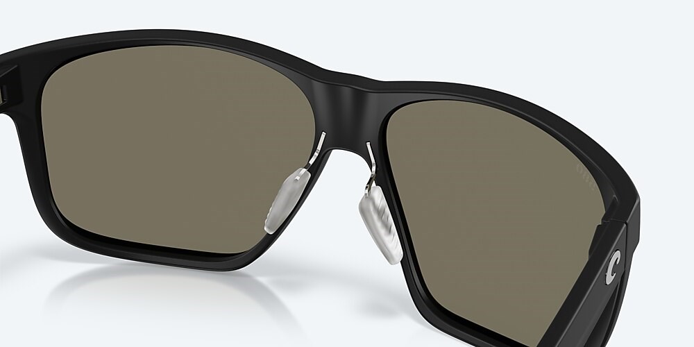 Costa Del Mar Trades - Matte Black - Blue Mirror Polarized Glass (580G)