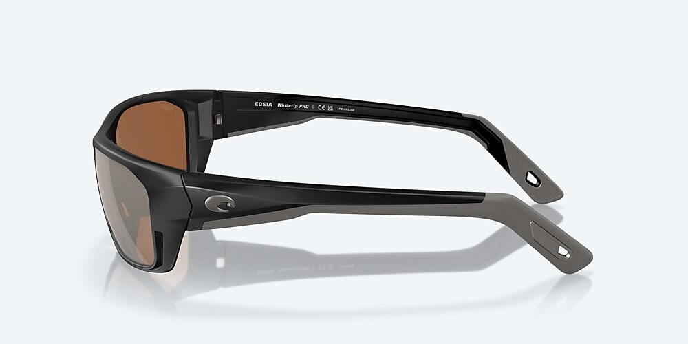 Costa Del Mar Whitetip PRO - Matte Black - Copper Silver Mirror Polarized Glass (580G)