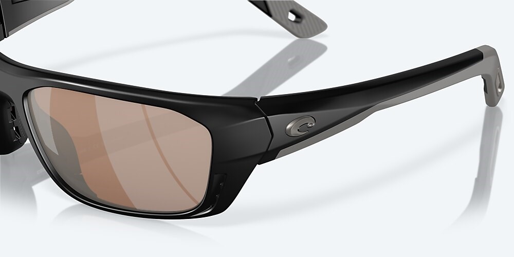 Costa Del Mar Whitetip PRO - Matte Black - Copper Silver Mirror Polarized Glass (580G)