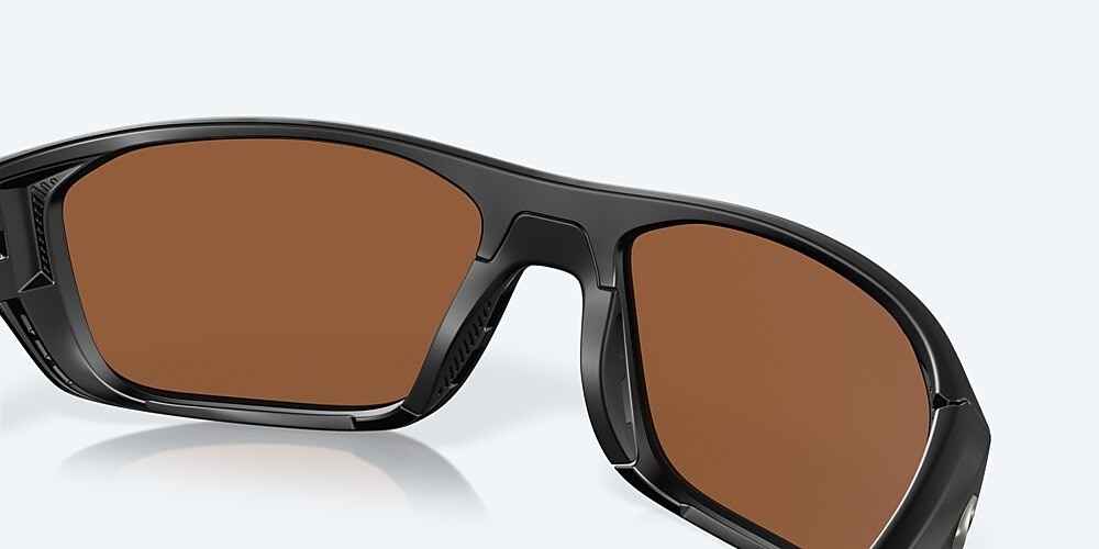 Costa Del Mar Whitetip PRO - Matte Black - Copper Silver Mirror Polarized Glass (580G)