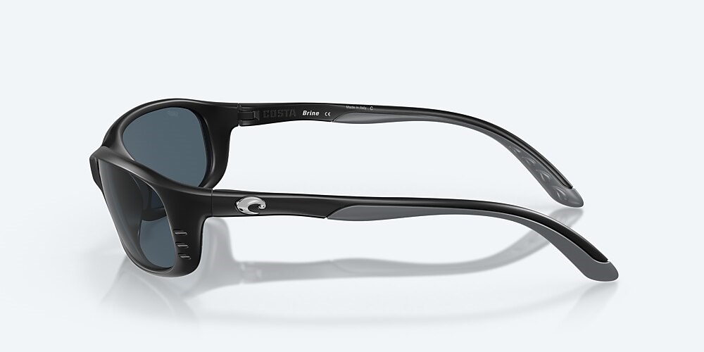 Costa Del Mar Brine - Matte Black - Gray Polarized Polycarbonate (580P)