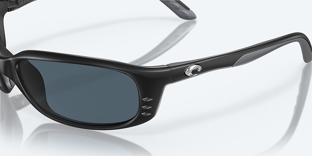 Costa Del Mar Brine - Matte Black - Gray Polarized Polycarbonate (580P)