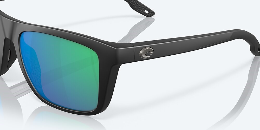 Costa Del Mar Mainsail - Matte Black - Green Mirror Polarized Polycarbonate (580P)