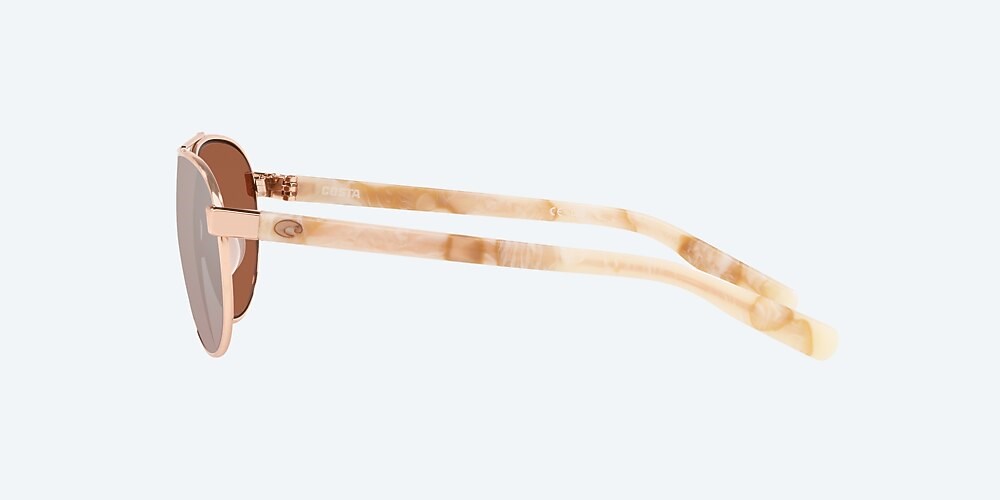 Costa Del Mar Fernandina - Rose Gold - Copper Silver Mirror Polarized Polycarbonate (580P)
