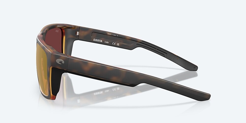 Costa Del Mar Lido - Matte Tortoise - Gold Mirror Polarized Glass (580G)