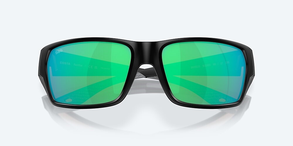 Costa Del Mar Tailfin - Matte Black - Green Mirror Polarized Glass (580G)