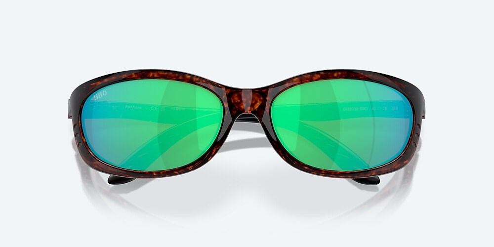 Costa Del Mar Fathom - Tortoise - Green Mirror Polarized Glass (580G)