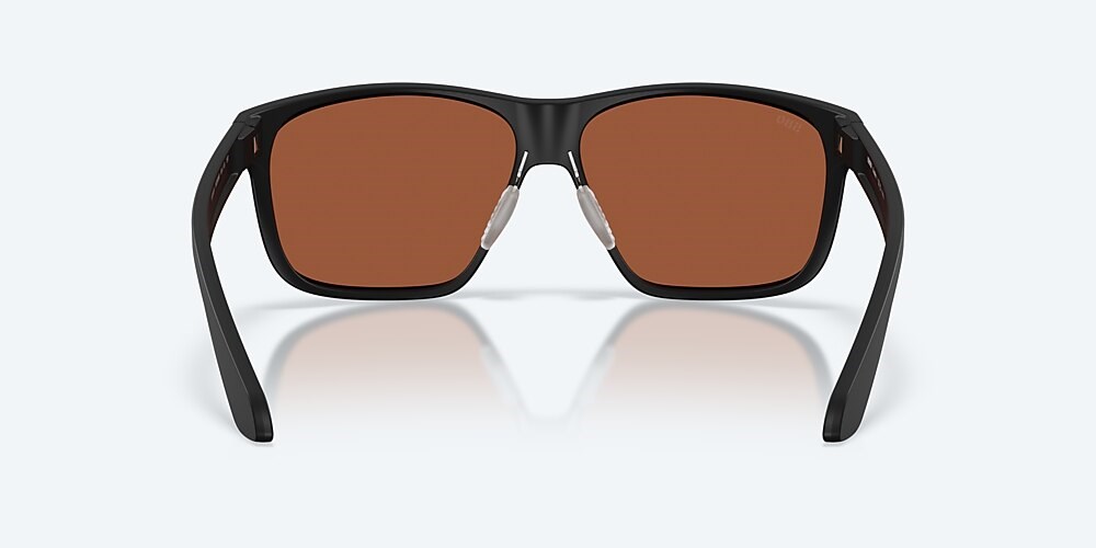 Costa Del Mar Trades - Matte Black - Green Mirror Polarized Glass (580G)