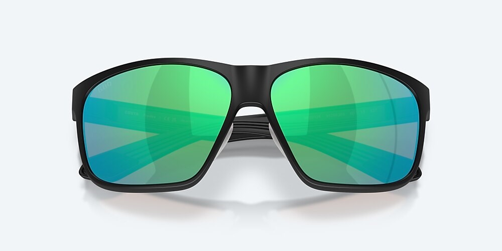 Costa Del Mar Trades - Matte Black - Green Mirror Polarized Glass (580G)