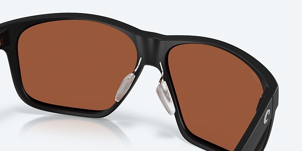 Costa Del Mar Trades - Matte Black - Green Mirror Polarized Glass (580G)