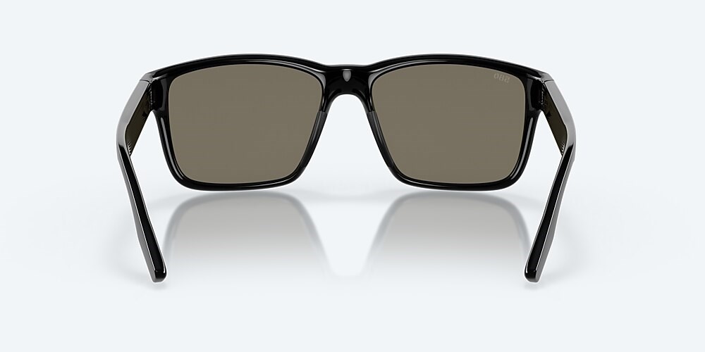 Costa Del Mar Paunch - Black - Blue Mirror Polarized Glass (580G)