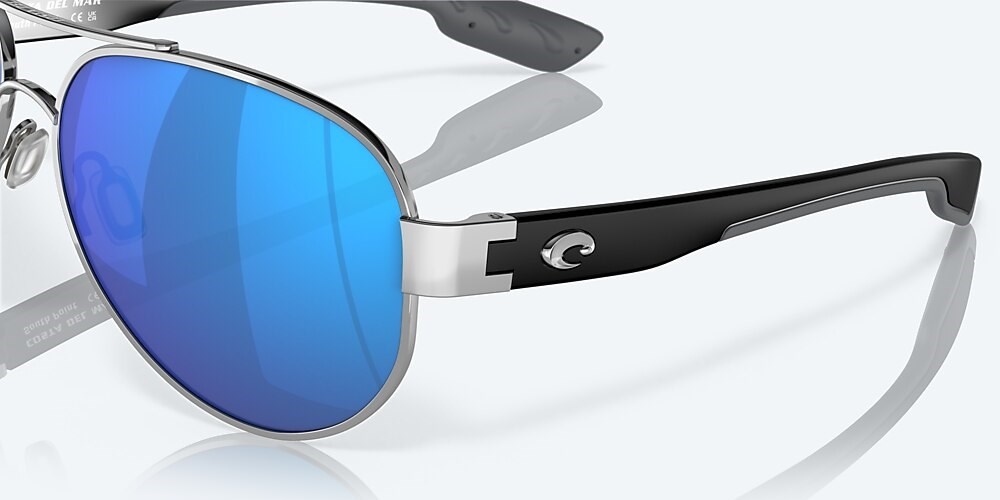 Costa Del Mar South Point - Palladium - Blue Mirror Polarized Glass (580G)