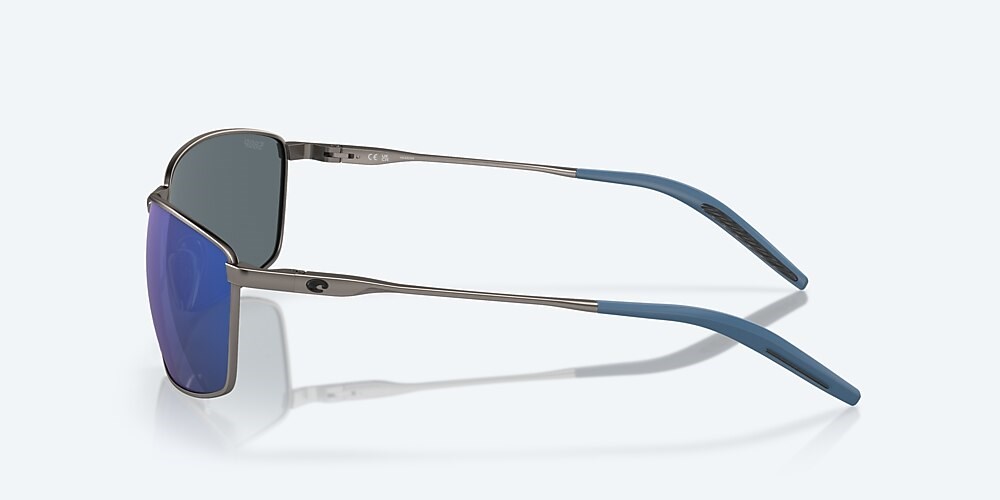 Costa Del Mar Turret - Matte Dark Gunmetal - Blue Mirror Polarized Polycarbonate (580P)