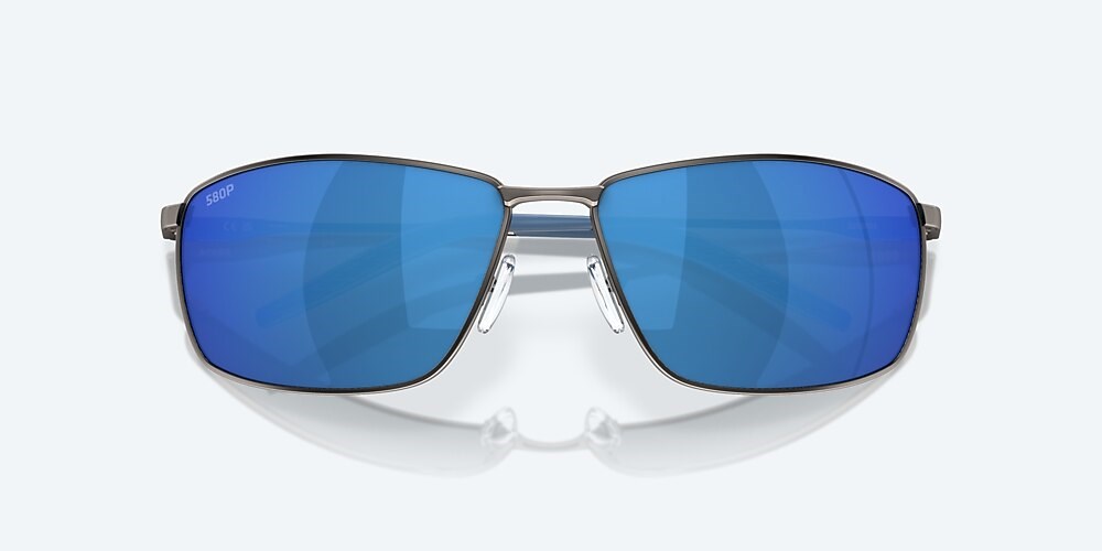 Costa Del Mar Turret - Matte Dark Gunmetal - Blue Mirror Polarized Polycarbonate (580P)