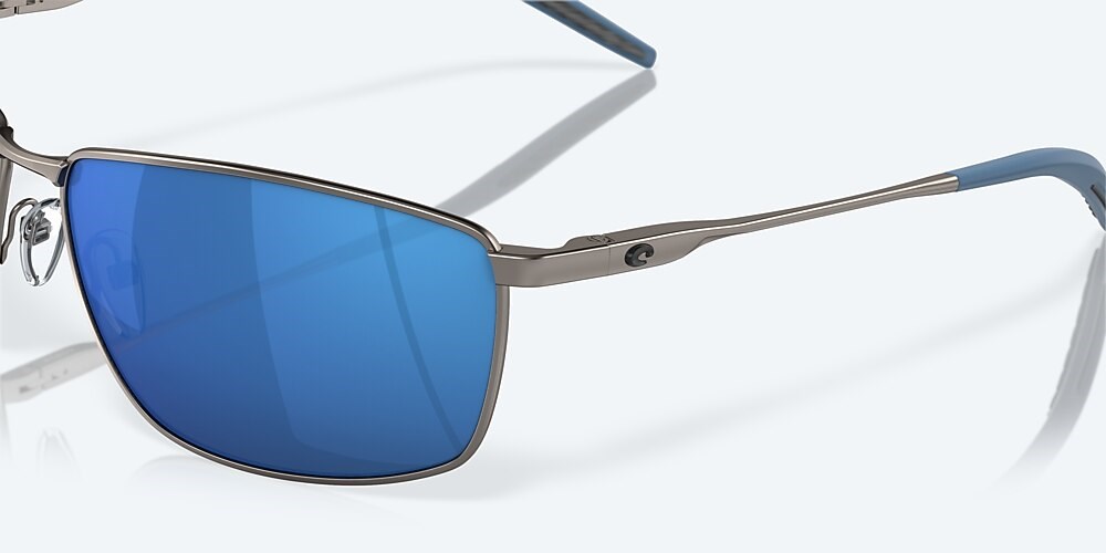 Costa Del Mar Turret - Matte Dark Gunmetal - Blue Mirror Polarized Polycarbonate (580P)