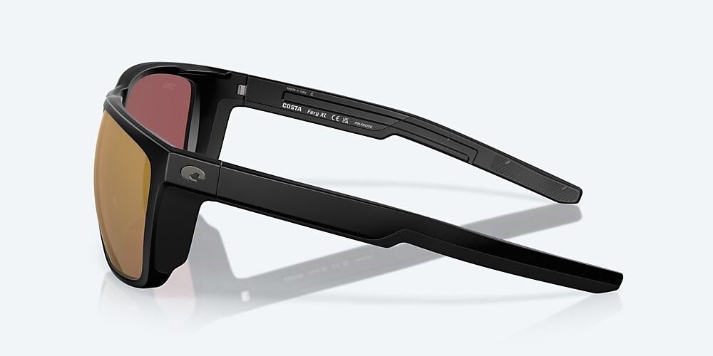 Costa Del Mar Ferg XL - Matte Black - Gold Mirror Polarized Glass (580G)