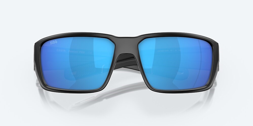 Costa Del Mar Fantail PRO - Matte Black - Blue Mirror Polarized Glass (580G)