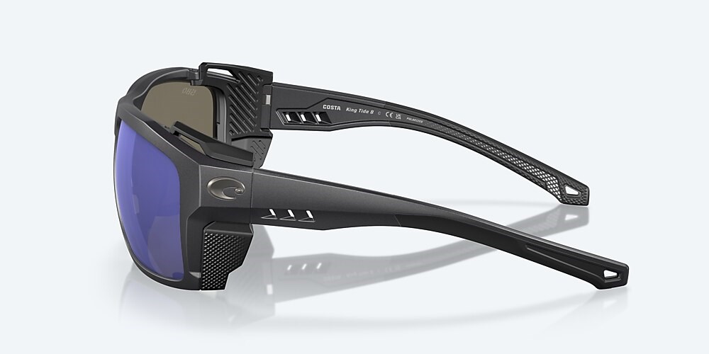 Costa Del Mar King Tide 8 - Black Pearl - Blue Mirror Polarized Glass (580G)