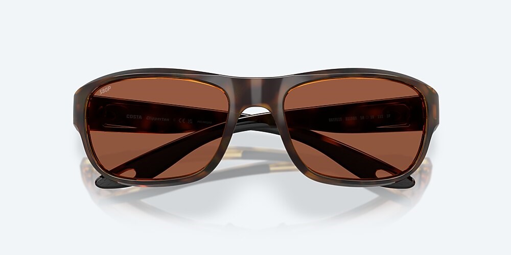 Costa Del Mar Clipperton - Tortoise - Copper Polarized Polycarbonate (580P)