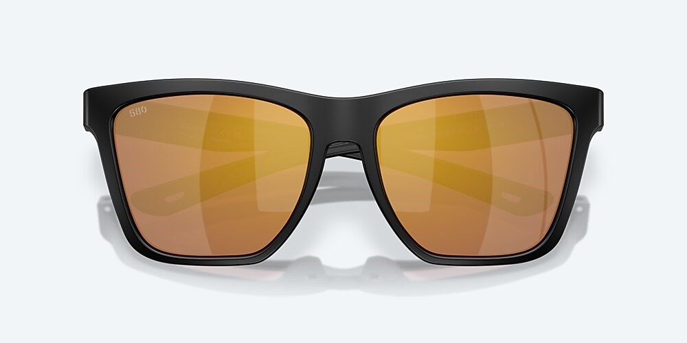 Costa Del Mar Panga II - Matte Black - Gold Mirror Polarized Glass (580G)