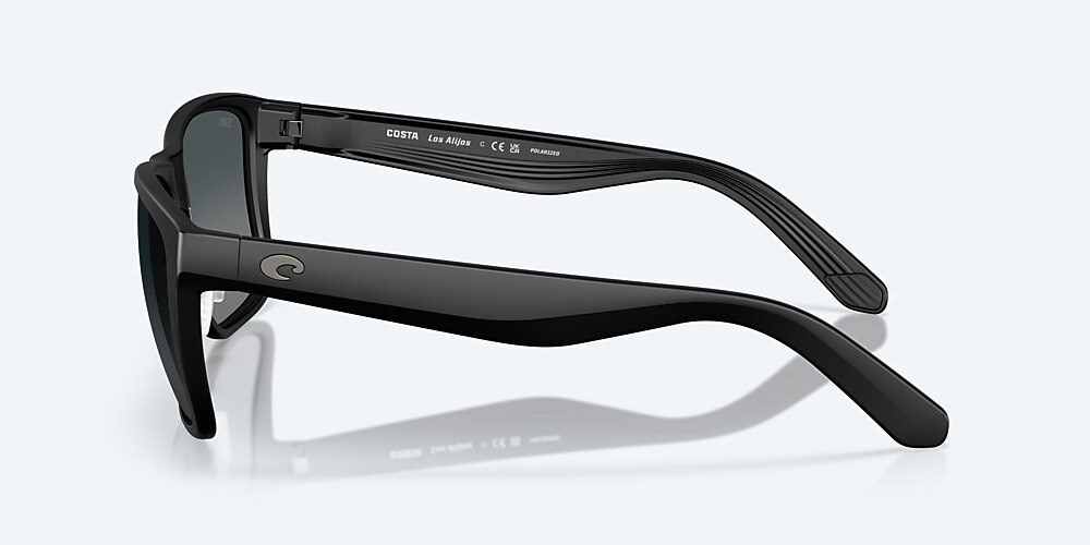 Costa Del Mar Los Alijos - Matte Black - Gray Gradient Polarized Glass (580G)