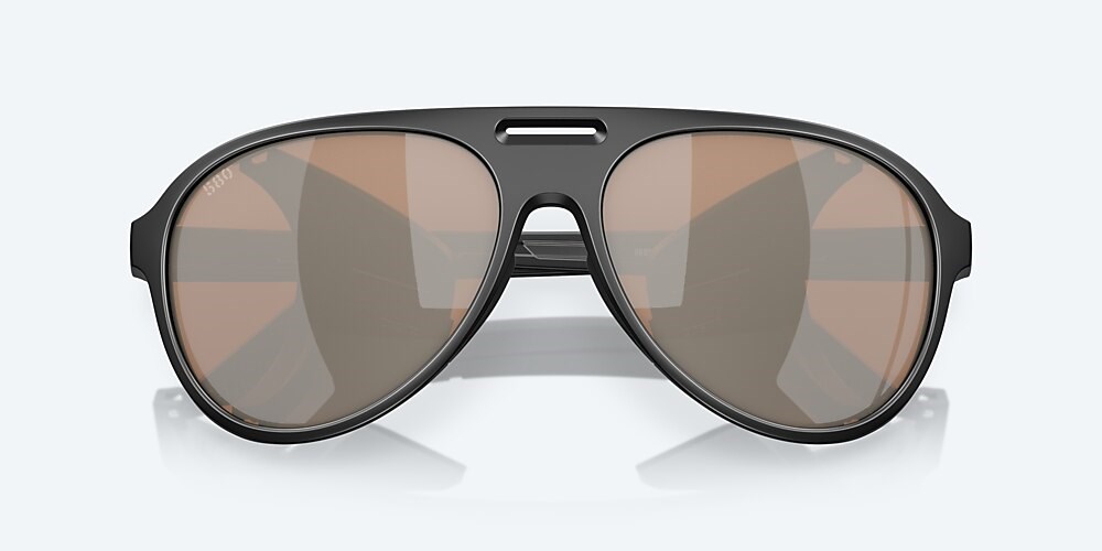 Costa Del Mar Grand Catalina - Matte Black - Copper Silver Mirror Polarized Glass (580G)