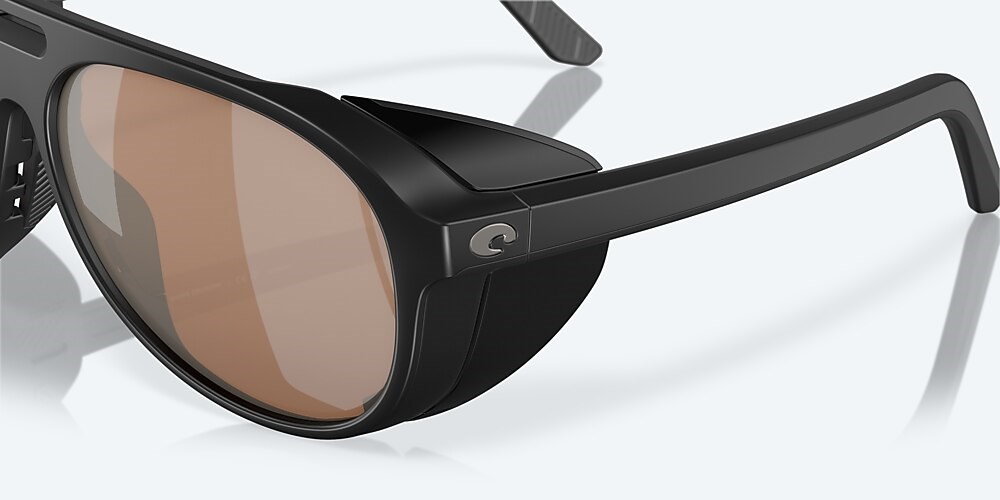 Costa Del Mar Grand Catalina - Matte Black - Copper Silver Mirror Polarized Glass (580G)