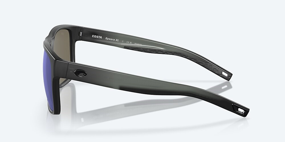 Costa Del Mar Spearo XL - Matte Smoke Crystal - Blue Mirror Polarized Glass (580G)