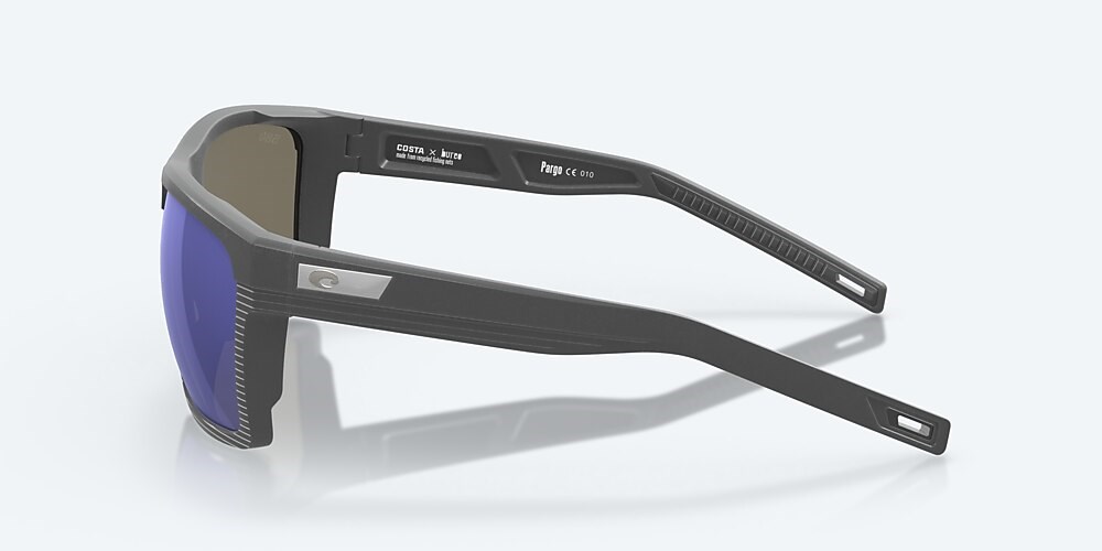 Costa Del Mar Pargo - Dark Gray - Blue Mirror Polarized Glass (580G)