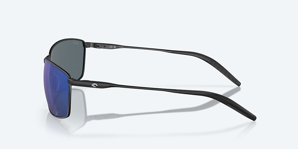 Costa Del Mar Turret - Matte Black - Blue Mirror Polarized Polycarbonate (580P)