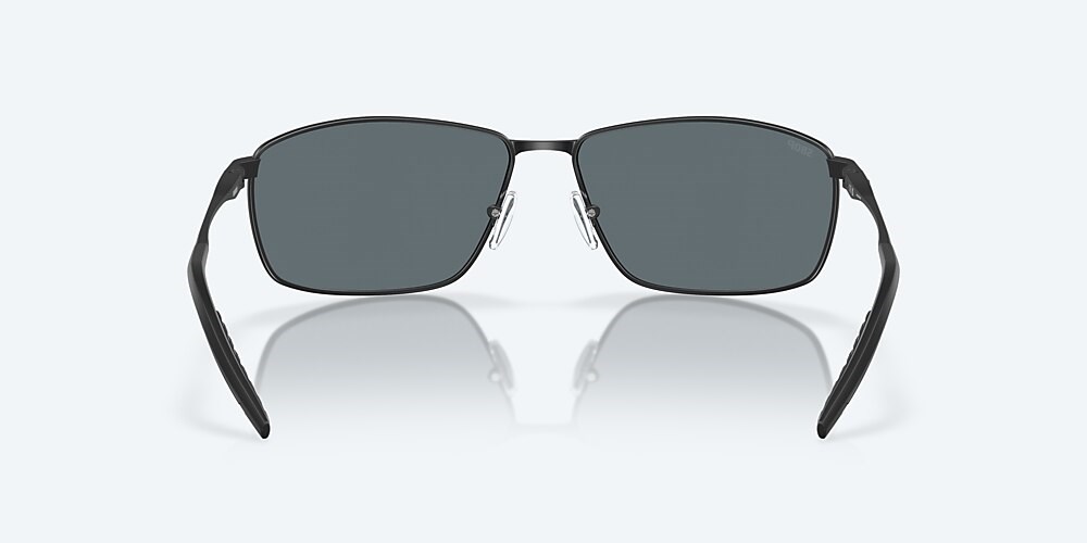 Costa Del Mar Turret - Matte Black - Blue Mirror Polarized Polycarbonate (580P)